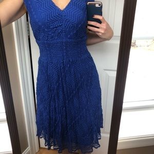 Royal blue dress